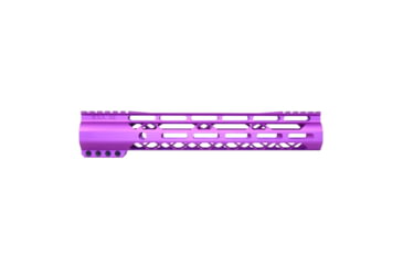 Image of Guntec USA AIR-LOK Series M-LOK Compression Gen 2 Free Floating Handguard w/Monolithic Top Rail, 12in, Purple, GT-12ALC-G2-PURPLE