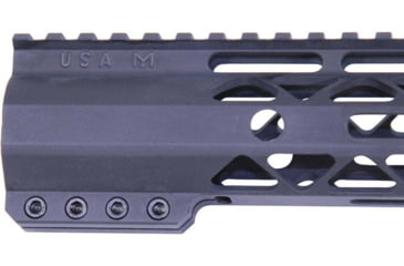 Image of Guntec USA AR-15 15in Air-Lok Series M-LOK Compression Free Floating Handguard w/ Monolithic Top Rail, Anodized Black, GT-15ALC