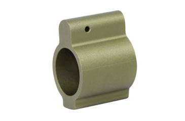 Image of Guntec USA AR-15 Aluminum Low Profile .750 Gas Block, Anodized Green, GT750L-GREEN