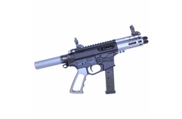 Image of Guntec USA AR-15 Micro Pistol Furniture Set, Anodized Grey, MICRO-P-SET-GREY