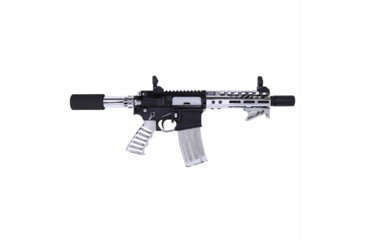 Image of Guntec USA AR-15 Ultra Lightweight Thin M-LOK Free Floating Handguard w/ Monolithic Top Rail, 7in, Chrome, GT-7MLK-C