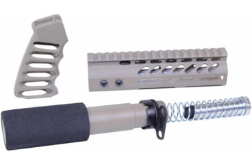 Image of Guntec USA AR-15 Pistol Furniture Set, Flat Dark Earth, AR-PISTOL-SET-MLK-FDE