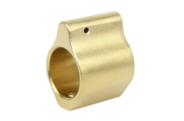Image of Guntec USA AR-15 Steel Low Profile Gas Block, Tin Coated, GT750SS-TIN