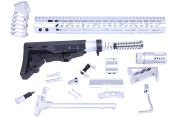 Image of Guntec USA AR-15 Ultimate Rifle Kit, Anodized Clear, ULT-RK-CLEAR