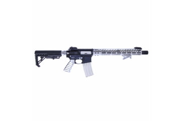 Image of Guntec USA AR-15 Ultra Lightweight Thin M-LOK Free Floating Handguard w/ Monolithic Top Rail, 15in, Chrome, GT-15MLK-C