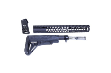 Image of Guntec USA AR .308 Honeycomb Series Gen 2 Complete Furniture Set, Black, HC-SET-G2-308