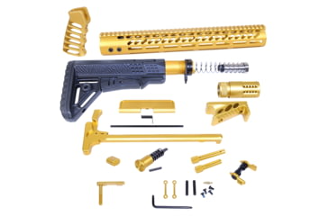 Image of Guntec USA AR .308 Ultimate Rifle Kit, Anodized Gold, ULT-RK-308-GOLD