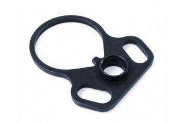 Image of Guntec Usa Guntec Ar15 Single Point Sling Qd Adapter Ambi Black