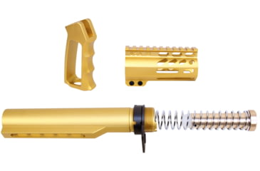 Image of Guntec USA AR-15 M-LOK Micro Pistol Furniture Set w/ Milspec Buffer Tube