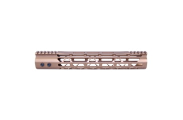 Image of Guntec USA MOD LITE Skeletonized Series M-LOK Free Floating Handguard With Monolithic Top Rai, Anodized Bronze, 12in, GT-12MDLTE-BRZ