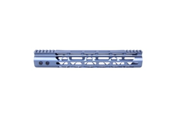 Image of Guntec USA MOD LITE Skeletonized Series M-LOK Free Floating Handguard With Monolithic Top Rai, Anodized Grey, 12in, GT-12MDLTE-GREY