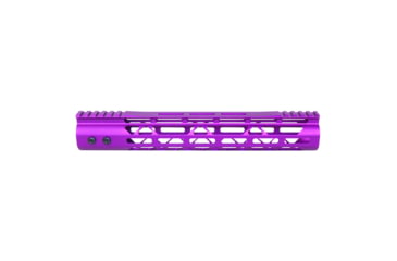 Image of Guntec USA MOD LITE Skeletonized Series M-LOK Free Floating Handguard With Monolithic Top Rai, Anodized Purple, 12in, GT-12MDLTE-PURPLE