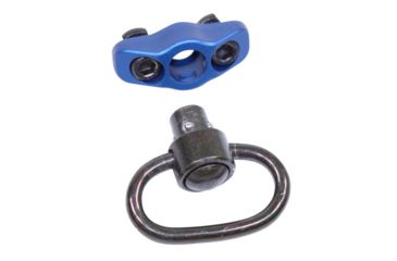 Image of Guntec USA QD Swivel With Adapter For M-LOK System, Gen 2, Anodized Blue SWIVEL-MLK-G2-BLUE