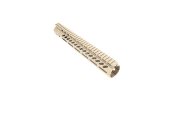 Image of Guntec USA Ultra Lightweight Thin M-Lok Free Floating Handguard w/Monolithic Top Rail, .308 Cal, 12in, Cerakote Flat Dark Earth, GT-12MLK-308-E