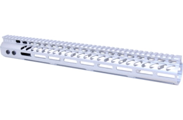 Image of Guntec USA Ultra Lightweight Thin M-LOK Free Floating Handguard w/ Monolithic Top Rail, .308 Caliber, 16.5in, Anodized Clear, GT-16.5MLK-308-CLEAR