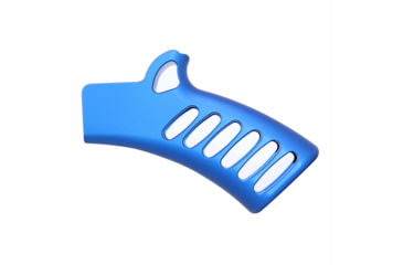 Image of Guntec USA Ultralight Series Skeletonized Aluminum Featureless Grip, Anodized Blue, ULS-FG-BLUE