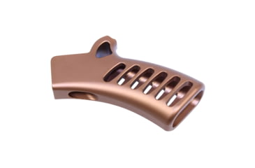 Image of Guntec USA Ultralight Series Skeletonized Aluminum Featureless Grip, Anodized Bronze, ULS-FG-BRZ