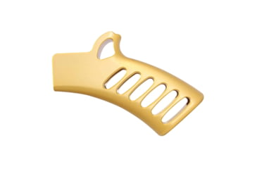 Image of Guntec USA Ultralight Series Skeletonized Aluminum Featureless Grip, Anodized Gold, ULS-FG-GOLD