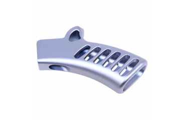 Image of Guntec USA Ultralight Series Skeletonized Aluminum Featureless Grip, Anodized Grey, ULS-FG-GREY