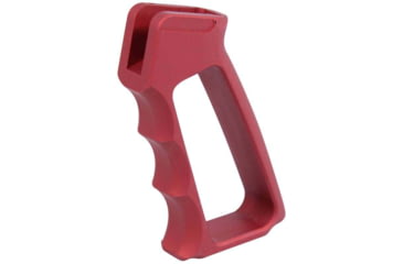 Image of Guntec USA Ultralight Series Skeletonized Aluminum Pistol Grip, Gen 2, Anodized Red, ULS-PG-G2-RED