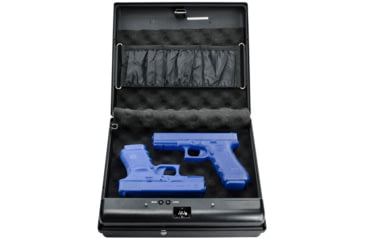 Image of Gunvault MV105019 MicroVault XL Personal Safe, Illuminated Keypad, Manual Key, MV1050-19