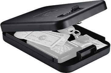 Image of Gunvault Nanovault Portable Firearm Safe w/ Combination Lock, 9.5x6.5x1.75in - NV300 