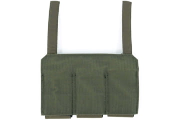 Image of Haley Strategic Partners Thorax Incog Triple Rifle Magazine Placard, Fits 3 Rifle Magazines, Ranger Green, TPC-IC-TRMP-MP2-1-3-RG