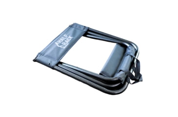 Image of HALF RACK HR1458 Karrylite Stool Extra Large, Dark Grey, Black, Orange, Extra Large, HR1458