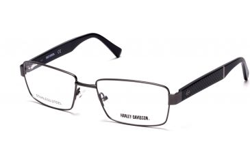 Image of Harley Davidson Eyewear HD0776 Eyeglass Frames - Matte Gunmetal Frame Color