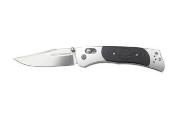 Image of Harley Davidson Hardtail Folding Knife, Plain Edge, Satin Blade 13100