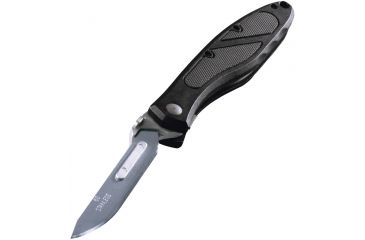Image of Havalon Piranta-Z Folding Knife, 2.75in, Skinner Blade, Clampack, Black, XTC-60Z