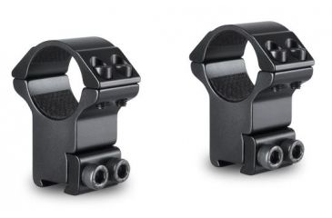 Image of Hawke Sport Optics Dovetail Match Series Rifle Scope Rings - 2-Pieces, 1in, High, Black, 22102
