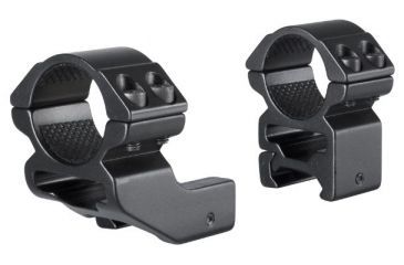 Image of Hawke Sport Optics Sports Weaver High 1in Extension Scope Rings - 2-Pieces, Black, 22124