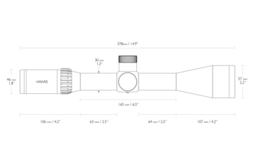 Image of Hawke Sport Optics Airmax 30 SF 6-24x50mm Rifle Scope, 30mm, SFP, AMX IR, Black, 13321