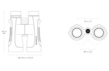 Image of Hawke Sport Optics Endurance ED 12x50mm Roof Prism Binoculars, Black, 36210