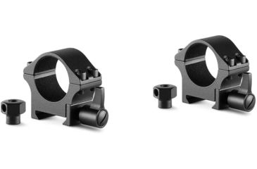 Image of Hawke Sport Optics Professional Steel 1in Weaver Scope Rings - 2-Pieces, Low, Black, 23100