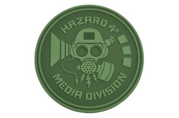 Image of Hazard 4 Media Division Patch, OD Green, PAT-MDA-ODG