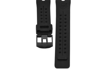 Image of Hazard 4 Nautical TPR Watch Band, PVD Buckle, Black, WB-NAT24-PV-BLK