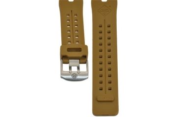 Image of Hazard 4 Nautical TPR Watch Band, Steel Buckle, Coyote, WB-NAT24-SS-CYT