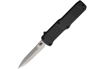 Image of Heckler &amp; Koch Auto Hadron Out The Front Automatic Folding Knives, 3.38in, 154CM Stainless, Bayonet Blade, Gray Anodized Aluminum Handle, HK54022