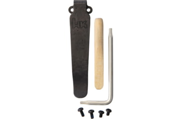 Image of Heckler &amp; Koch Screw and Clip Kit Exemplar Folding Knife, Fits Heckler &amp; Koch Exemplar and Hadron models, Black finish hardware, 54180