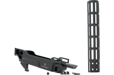 Image of Heresy Design Vendetta Fixed Barrel Chassis, Long Rail, 9.59in, Black, HVCSLE