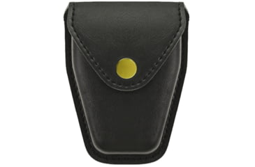 Image of HERO'S PRIDE AirTek ASP Coated Chain Handcuff Case, Plain, Brass Hardware, Black, 1452PA