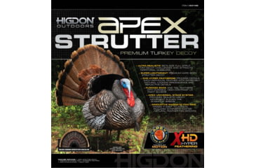Image of Higdon Outdoors Apex Strutter Hard Body Turkey Decoy, Lifesize, 63148
