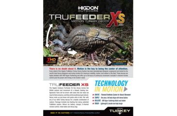 Image of Higdon Outdoors XS TruFeeder Motion Hen Decoy, Lit Bat and Remote, 63171