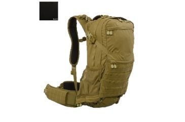 Image of High Ground Gear HG 3 Day Pack JTAC with SM/MD Waist Belt, Black, S/M, HG-8363-6