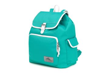 Image of High Sierra Elly Backpack, Turquoise/White, 14.5inx 12.5inx 7.5in, 87374-1882