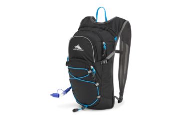 Image of High Sierra HydraHike 8L Hydration Pack, Black/Slate/Pool, 20.0inx 12.0inx 4.0in, 105491-6853