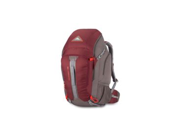 Image of High Sierra Pathway 50L Backpack, Cranberry/Slate/Redrock, 23.0inx 12.5inx 9.0in, 79547-5742