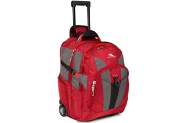 Image of High Sierra XBT Laptop Wheeled Backpack, Carmine/Red Line/Black, 19.5inx 13.0inx 7.0in, 58002-4179